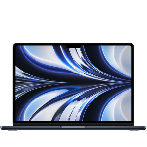OUT OF BOX | 13-inch MacBook Air: Apple M2 chip with 8-core CPU and 8-core GPU, 256GB - Midnight,Model A2681