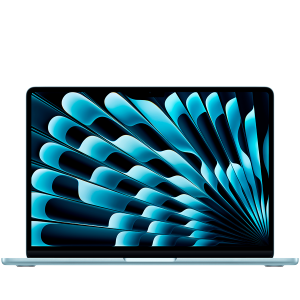 13-inch MacBook Air: Apple M4 chip with 10-core CPU and 10-core GPU, 24GB, 512GB SSD - Sky Blue,Model A3240