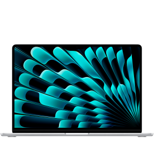15-inch MacBook Air: Apple M4 chip with 10-core CPU and 10-core GPU, 16GB, 256GB SSD - Silver,Model A3241