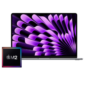 MacBook Air 15-inch M2 8-Core CPU, 10-Core GPU - 8GB Unified RAM - 512GB (2023) - Space Grey - Grade A Certified Pre-owned